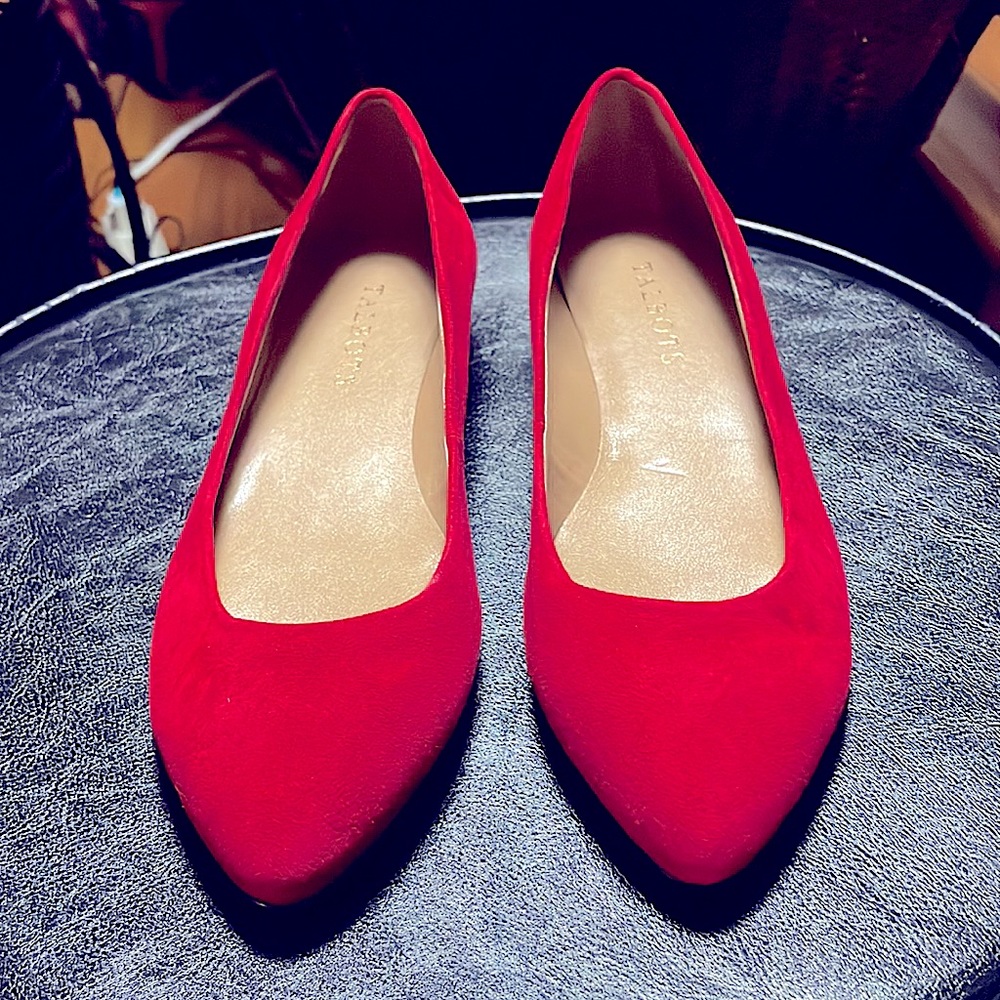 Talbots Mila 2 Riding Red Shoes - Picture 2 of 8